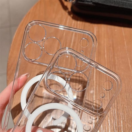 CUTECASE クリア iPhon17Pro/17Airケース 完全透明 黄ばまない iPhone17promax/17カバー MagSafe対応 定番アイテム CM5664
