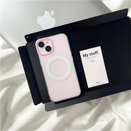 CUTECASE ストラップ付 アイフォン15プロ/15カバー Magsafe対応 iPhone14/13pro/12ケース 女子力高い 便利CM4451