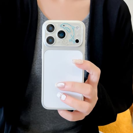CUTECASE ダイヤ カメラ保護カバー iPhone17Pro iPhone17ProMax ハンドメイド ガラスレンズフィルム 傷から保護 iPhoneをカスタマイズ CM6273