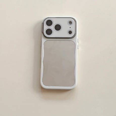 CUTECASEミラー iPhone17Promax/17プロケース カメラカバー付き iPhone16Pro/15/14ケース 淡色系 頑丈 人気品CM6071