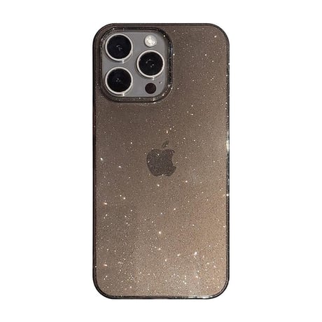 CUTECASE定番 iPhone16pro/16promaxケース キラキララメ iPhone15pro/14pro/13/12カバー 黄ばまない クリアケース CM5085