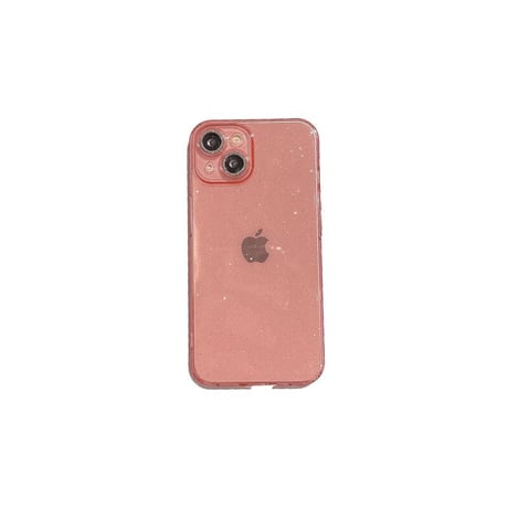 CUTECASEラメ クリア iPhone15/15proケース キラキラレンズフィルム iPhone14pro/13/12カバー 薄型ソフトケース 高透明 CM4053