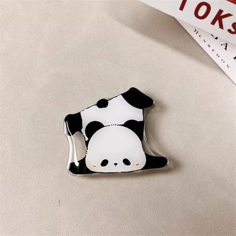 CUTECASEPandaパンダ スマホグリップ 可愛い グリップトーク スタンド機能 落下防止 人気 ギフトにおすすめCM3796