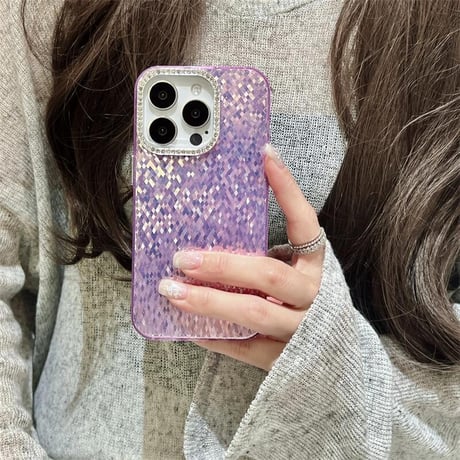 CUTECASEキラキラ iPhone15pro/15promaxケース ジュエリーカメラ アイフォン14pro/13/12カバー 綺麗 シックCM4390