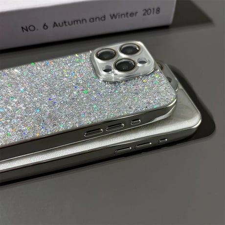 CUTECASEカメラカバー付 アイフォン16/16プロケース キラキラグリッター iPhone15Pro/14/13Proカバー 頑丈 高級感 CM4687