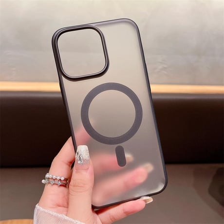 CUTECASE指紋・汚れ防止 iPhone16/16Promaxケース Magsafe対応 iPhone15pro/14/13proカバー シンプル 高品質耐久性 手さわり良いCM5369