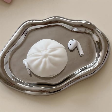 CUTECASEまんじゅう Airpods4ケース ギフトにおすすめ AirpodsPro2ケース airpods3/2カバー リング付き 面白い 食べ物デザインCM5387