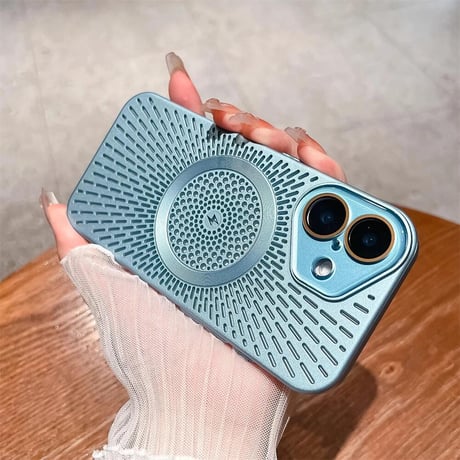 CUTECASE放熱 iPhone16Pro/16ProMaxケース MagSafe iPhone15Pro/14/13カバー 熱中症対策 レンズカバー付 CM4620