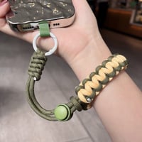 CUTECASE 短い携帯電話ストラップ、手首調節可能な織バッグ、ファッショナブルなアウトドアスポーツ携帯電話アクセサリーC6023