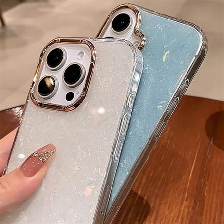 CUTECASEiPhone16Pro/16ケース シェル キラキラ iPhone15Pro/14Pro/13ケース 大人可愛い 上品 大人気 CM4680