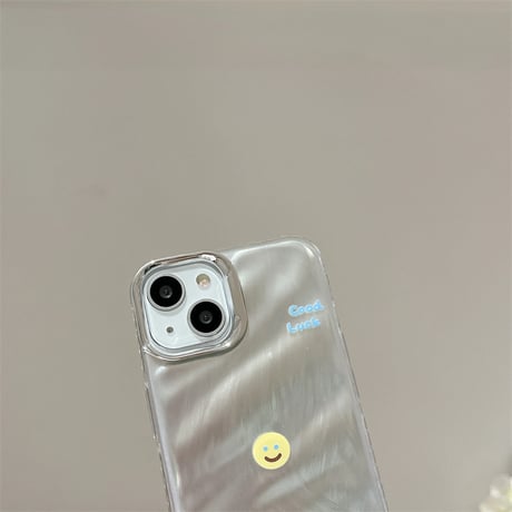 CUTECASEキラキラ笑顔 iphone15/15proケース 頑丈 アイフォン13/14pro/12proカバー 可愛い 女子力アップ CM3970