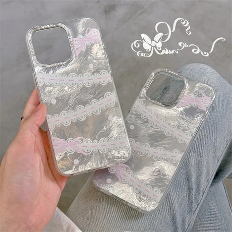 CUTECASE女子力高い iPhone16/15Proケース バレエシューズ/チュチュグリップ iPhone14Pro/13/12カバー おしゃれ 多機能 CM4635