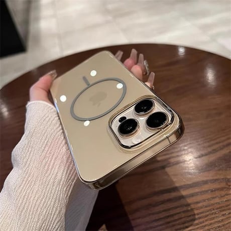 CUTECASE透明軽量 iPhone16promax/16proケース MagSafe対応 黄ばまない クリア iPhone15Pro/14/13/12カバー 高透明感頑丈 CM5317