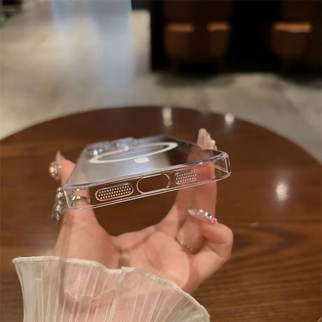 CUTECASE iPhone16Promax電話ケースMagSafe対応 iPhone15/15proケース クリア 高透明度 レンズフイルム付シンプル 高品質 ハードケースCM3481