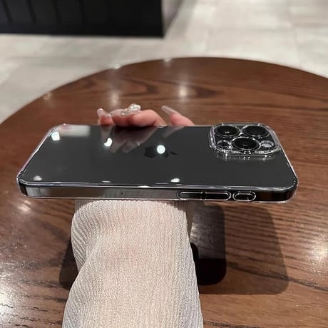 CUTECASE黄ばまない クリアiPhone16Pro/16Plusケース 軽量薄型 iPhone15/14Pro/13promaxケース ハード 頑丈 CM4652