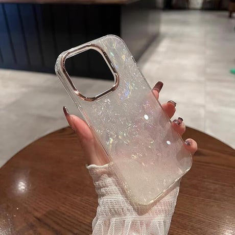 CUTECASEiPhone16Pro/16ケース シェル キラキラ iPhone15Pro/14Pro/13ケース 大人可愛い 上品 大人気 CM4680
