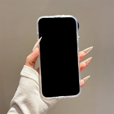 CUTECASEハート型カメラ保護 iPhone16/16Proケース ジュエリーデコ iPhone15/14pro/13カバー グリッター入り 大人可愛い CM5311