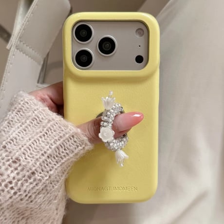 CUTECASE 花付ミラーリングiPhone17Promaxケース レザー iPhone16Pro/15pro/14ケース エレガント スタンド付CM6300