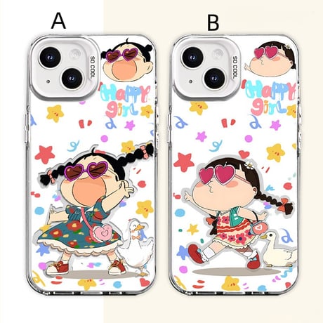CUTECASE かわいい女の子iphone15proケース