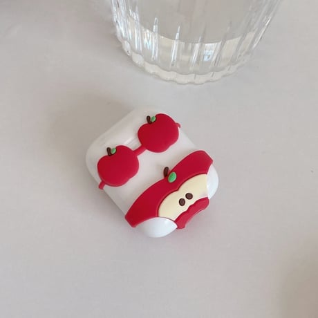CUTECASE可愛すぎ Airpods Pro3ケース ストロベリー/リンゴ ビキニ Airpods4/Pro2ケース シリコン製 ギフトにおすすめ CM5733