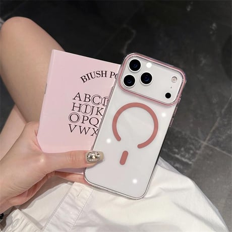CUTECASE 高透明 MagSafe iPhone17Pro/17ProMaxケース 黄ばまない クリアiPhone17/17Airケース シンプル 軽量薄型 男女CM5630