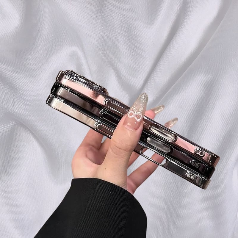 CUTECASE iPhone16/16Plusケース キラキラ 透明 iPhone15Pro