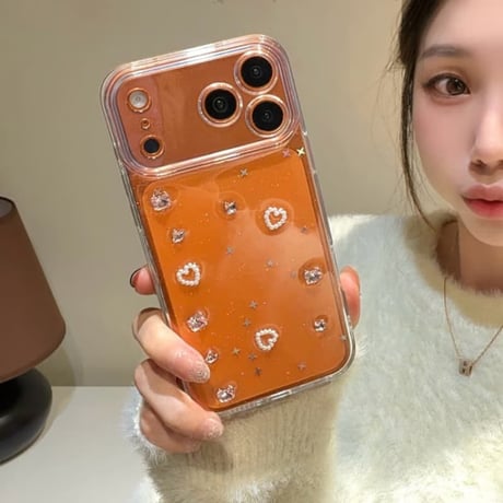 CUTECASE デコレーション iPhone17Promaxケース ダイヤ/パール アイフォン16promax/15Pro/14カバー 大人可愛い クリアケースCM5796