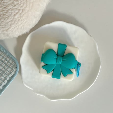 CUTECASE リボンギフトボックス AirPodsPro3ケース 可愛い Airpods4/3ケース AirpodsPro2/Pro1カバー ギフトにおすすめ CM5909
