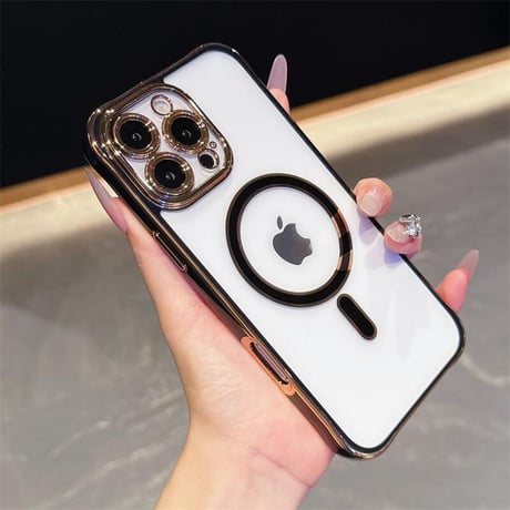CUTECASEメタリックカラー iPhone16pro/16eケース Magsafe対応 カメラ保護 iPhone15promax/14/13proカバー 黄ばまない 耐久性ある CM5518