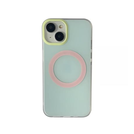 CUTECASE ストラップ付 アイフォン15プロ/15カバー Magsafe対応 iPhone14/13pro/12ケース 女子力高い 便利CM4451
