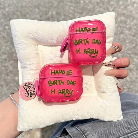 CUTECASE可愛い Airpods4ケース 誕生日プレゼントにおすすめ Airpods3/Pro2ケース airpodspro2カバー うねうね丈夫CM5572