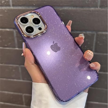 CUTECASEiPhone16Pro/16ケース キラキラ 大人可愛い クリアiPhone15Pro/14ProMax/13ケース 黄ばまない トレンド大人気 CM4675