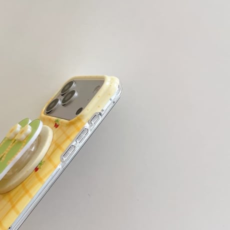 CUTECASE サンダルグリップiPhone17Promaxケース MagSafe対応 iPhone17Pro/16Promax/15Proケース 可愛すぎる 丈夫 CM6462