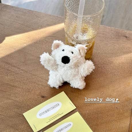 CUTECASE犬ぬいぐるみ Airpodspro2/proケース 可愛い Airpods3/2カバー リング付き 柔らかい ギフトに最適CM4534