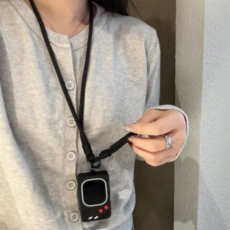 CUTECASE ゲーム機 AppleWatchケース ショルダーストラップ付 アップルウォッチ Ultra3/2/1 Series 11/10/9/8 SE3/2/1 シリコン 可愛いCM5754
