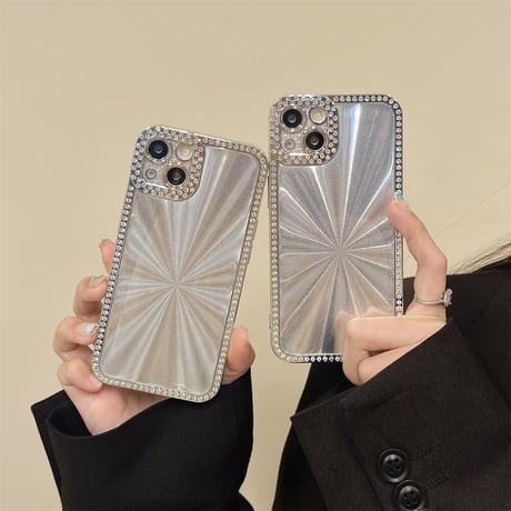 CUTECASEオシャレ iPhone15pro/15promaxケース 可愛いストーンデコ iPhone14pro/13/12ケース シック 女子力アップCM4576