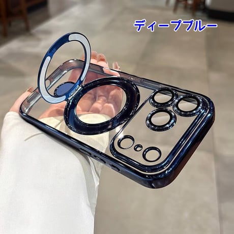 CUTECASE MagSafeリングスタンド iPhone17Pro/17ProMaxケース 強力ガラスレンズカバー iPhone17/17Airケース 大人気 CM5682