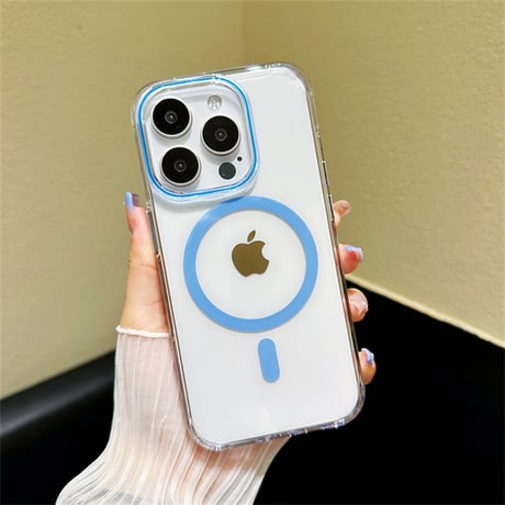 CUTECASE 透明高機能magsafe 充電iPhone15/15Promaxケース 高品質黄ばまない iPhone14Pro/13proケース 滑り止め 丈夫 C6010