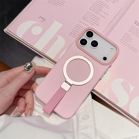 CUTECASE MagSafeリングベルト iPhone17Promaxケース 17Pro/17/17Airケース スタンド機能 耐衝撃 手さわりいい 高品質CM5627