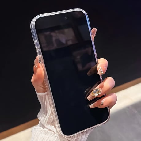 CUTECASEキラキラ光る iPhone17Pro/17ケース ベルト付 ジュエリライン iPhone16Promax/15Pro/14カバー リングスタンド付 美しい CM5840