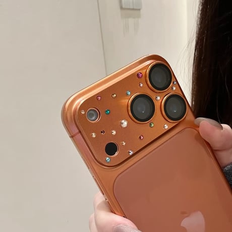 CUTECASE ダイヤレンズカバー iPhone17ProMax/17Pro/7カメラレンズフィルム 金属製 おしゃれ 頑丈 キラキラ 耐久性耐衝撃 CM5761