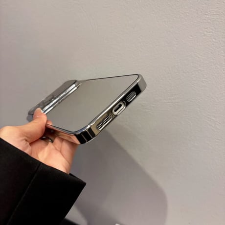 CUTECASE メタルミラー iPhone17Pro/17ケース 耐久性に優れる iPhone16ProMax/15Pro/14ケース カメラ保護 便利人気品CM6531