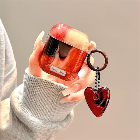 CUTECASE おしゃれ Airpods 4ケース 秋冬ファッション AirpodsPro2ケース リングとキーチェーン付 airpods3カバー シック CM5589