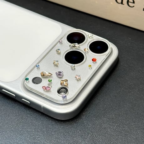 CUTECASE ダイヤレンズカバー iPhone17ProMax/17Proカメラレンズフィルム ガラス おしゃれ 頑丈 キラキラ 可愛い CM5764