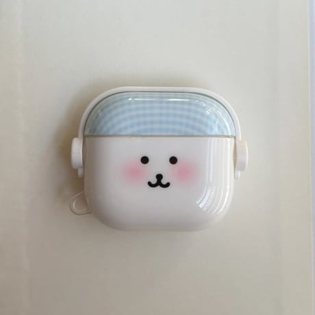 CUTECASE クマさん Airpods Pro3ケース スタンド機能付 Airpods4/3カバー pro2/pro1 可愛すぎ 便利 ペアお揃いコーデにおすすめCM6089