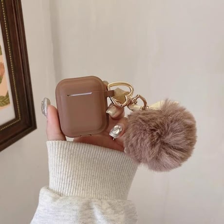 CUTECASE毛玉 Airpods 4ケース シリコン Airpods3/Pro2ケース airpodsproカバー トレンド人気 丈夫CM4928