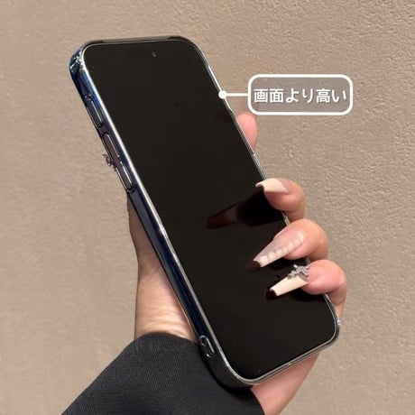 CUTECASE キラキラレンズフイルム付 iPhone17Pro/17ProMaxケース 背面ラメ入り クリア iPhone17ケース メッキ 高品質 高級感 CM5817