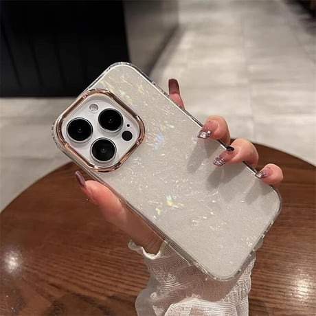 CUTECASEiPhone16Pro/16ケース シェル キラキラ iPhone15Pro/14Pro/13ケース 大人可愛い 上品 大人気 CM4680