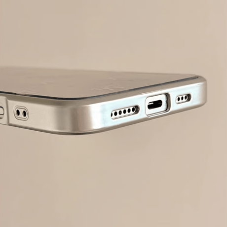 CUTECASEリボン ミラーiPhone16Pro/16ケース リボンキーチェーン iPhone15Pro/14/13proカバー 大人可愛い 高級感 CM5216