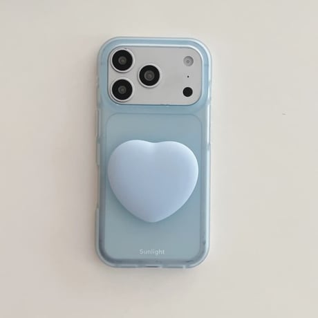 CUTECASE パステルカラー iPhone17Promaxケース ハートグリップ iPhone16Pro/15pro/17Proケース マット 指紋防止CM6476